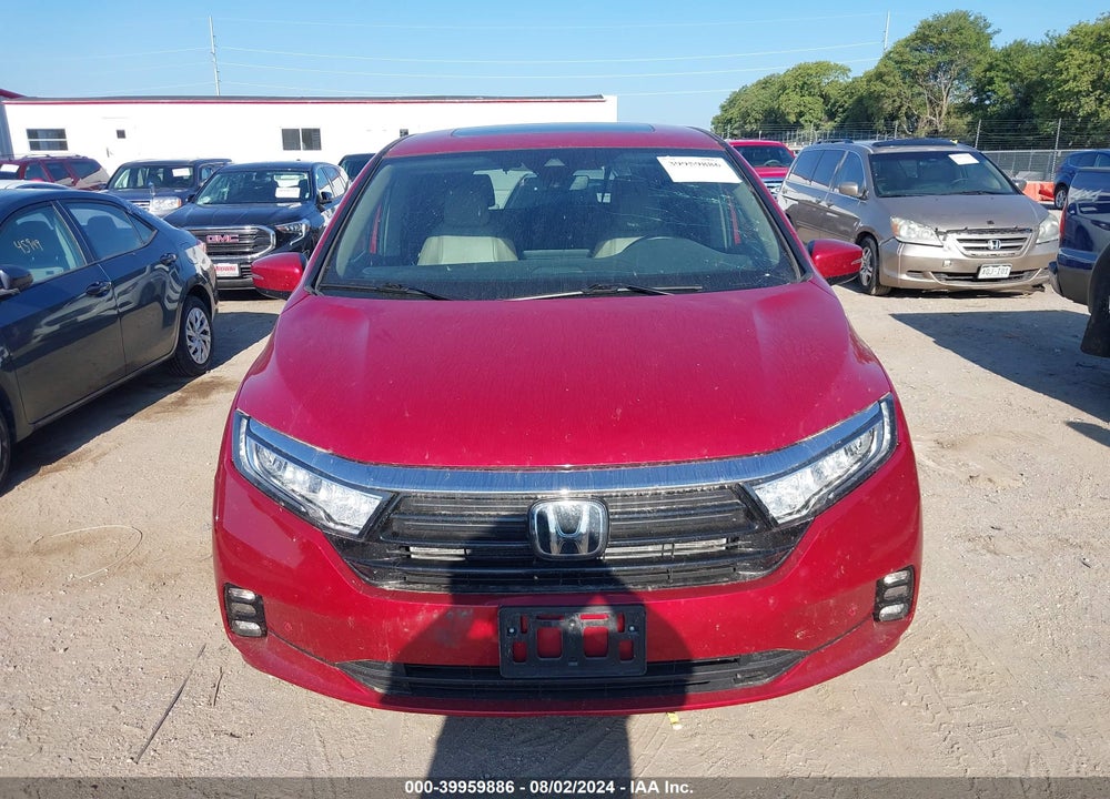 2022 HONDA ODYSSEY TOURING VIN: 5FNRL6H80NB044214