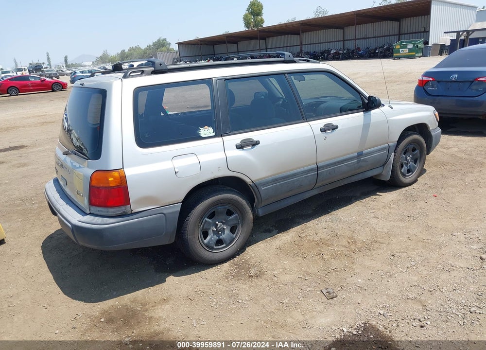 1999 SUBARU FORESTER L VIN: JF1SF6350XH709305