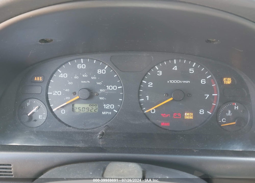 1999 SUBARU FORESTER L VIN: JF1SF6350XH709305