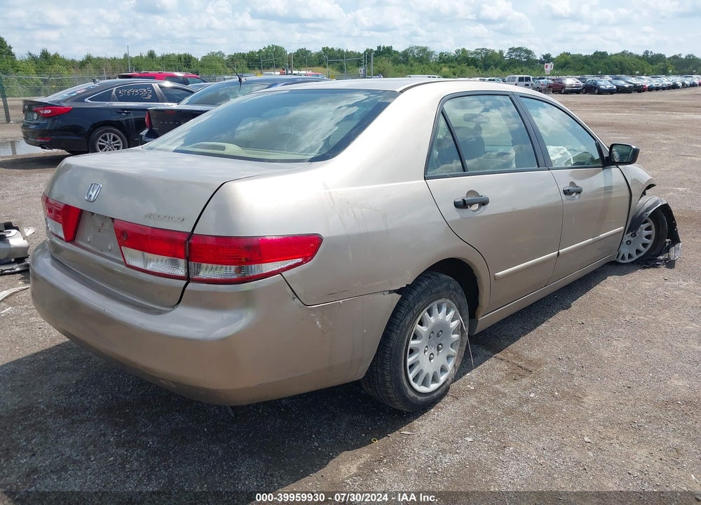 2004 HONDA ACCORD 2.4 DX VIN: JHMCM56144C037067