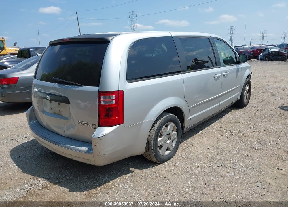 2009 DODGE GRAND CARAVAN SE VIN: 2D8HN44E19R615663