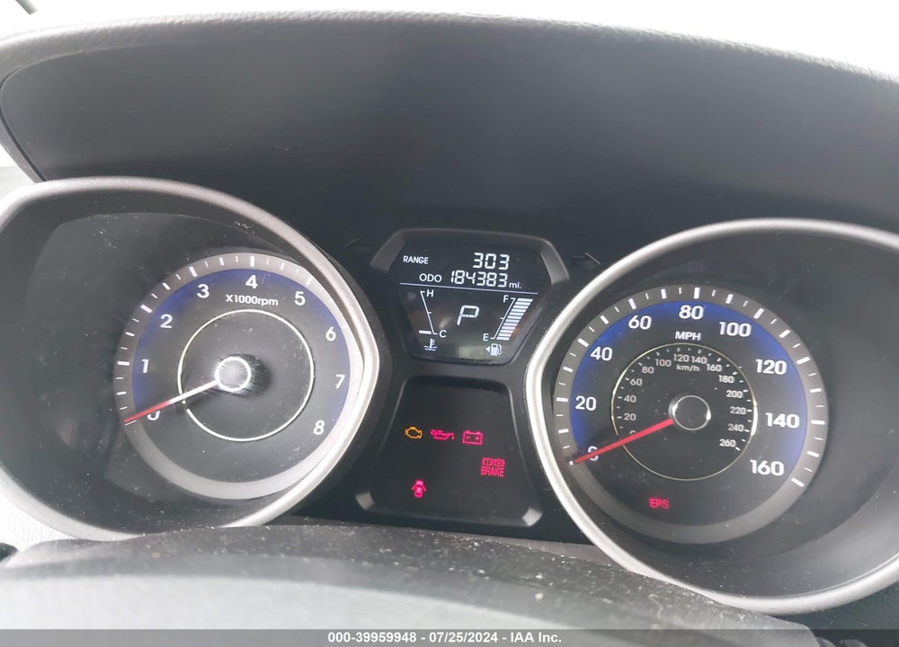 2012 HYUNDAI ELANTRA GLS (ULSAN PLANT) VIN: KMHDH4AE2CU326161