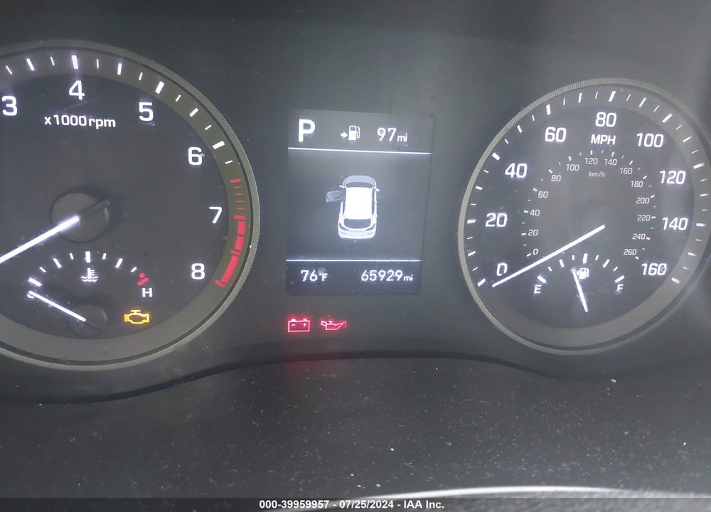 2019 HYUNDAI TUCSON SE VIN: KM8J2CA41KU850065