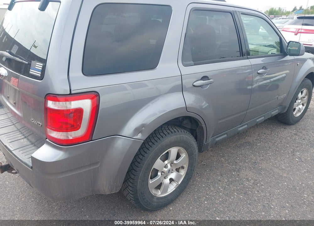 2008 FORD ESCAPE LIMITED VIN: 1FMCU94198KD75096