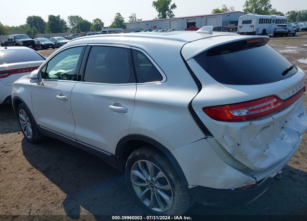 2017 LINCOLN MKC SELECT VIN: 5LMCJ2D96HUL23397