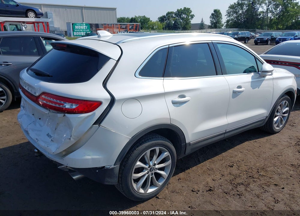 2017 LINCOLN MKC SELECT VIN: 5LMCJ2D96HUL23397