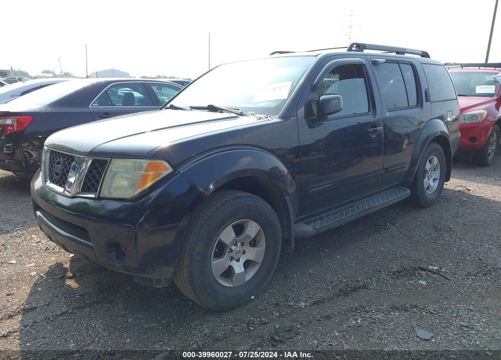 2006 NISSAN PATHFINDER SE VIN: 5N1AR18WX6C654886