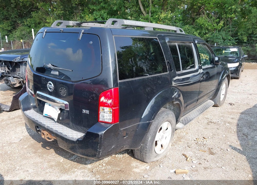 2006 NISSAN PATHFINDER SE VIN: 5N1AR18WX6C654886