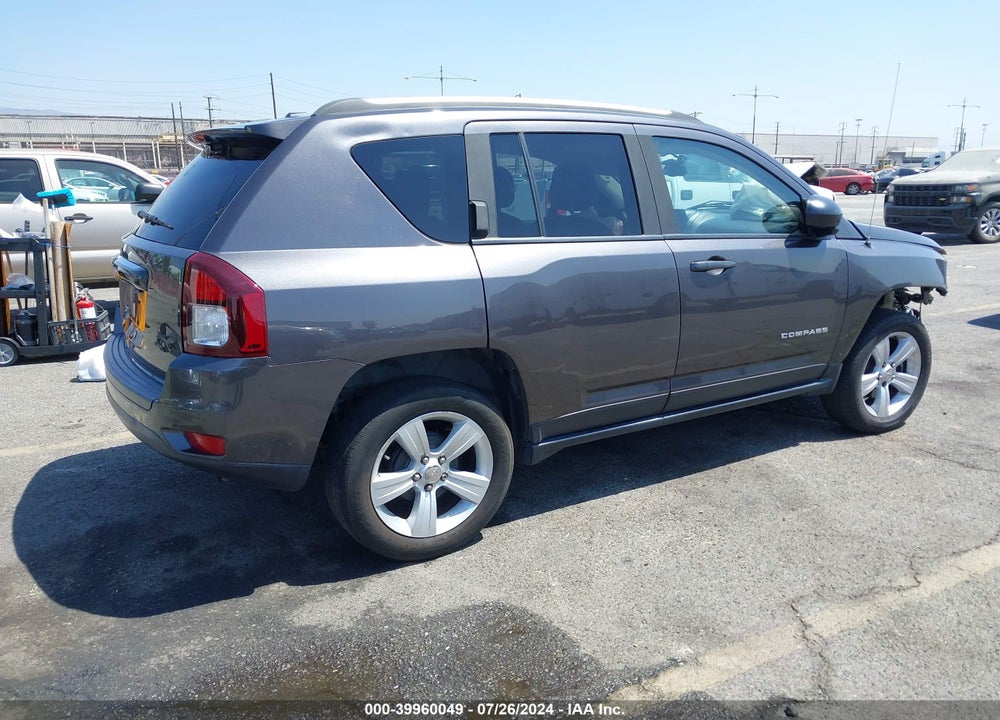 2016 JEEP COMPASS SPORT VIN: 1C4NJCBB3GD506444