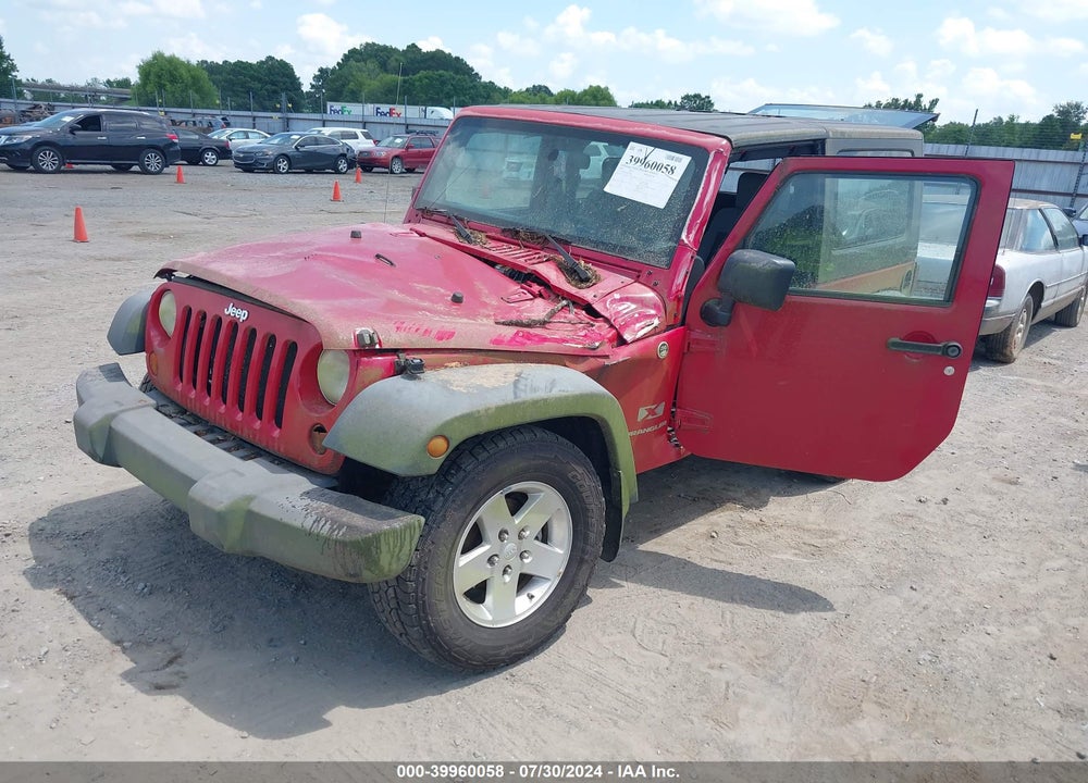 2008 JEEP WRANGLER X VIN: 1J4FA24138L593265