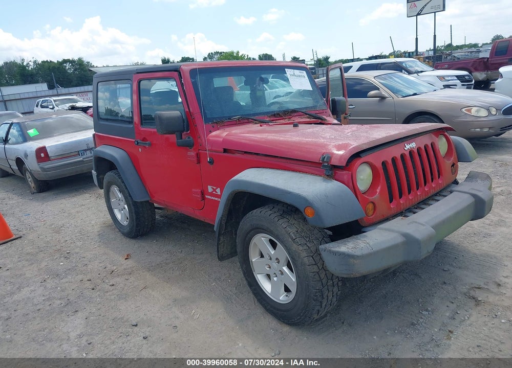 2008 JEEP WRANGLER X VIN: 1J4FA24138L593265