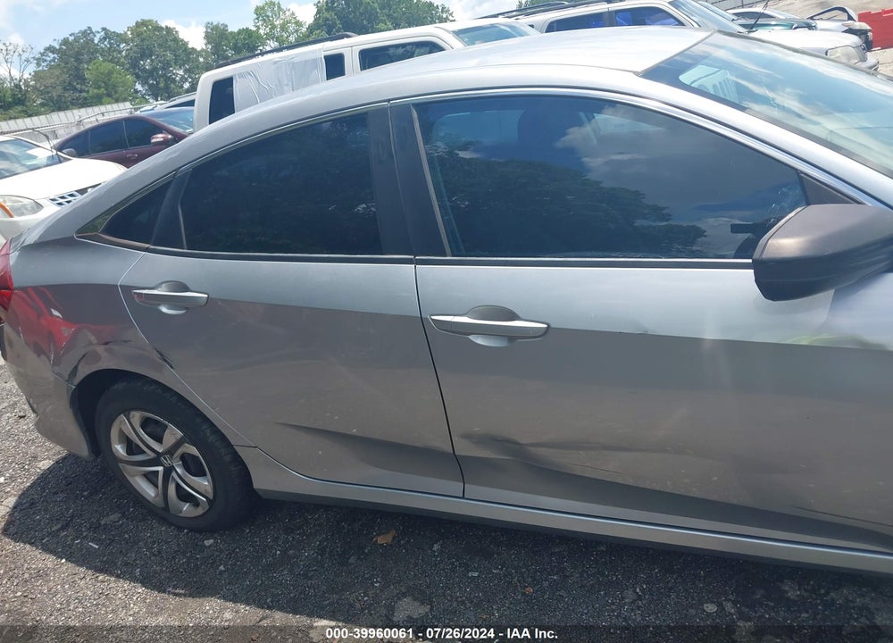 2016 HONDA CIVIC LX VIN: 19XFC2F53GE220704