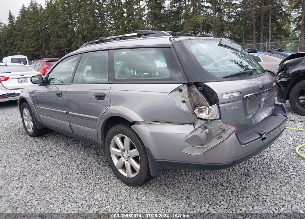 2008 SUBARU OUTBACK 2.5I/2.5I L.L. BEAN EDITION VIN: 4S4BP61C987353559