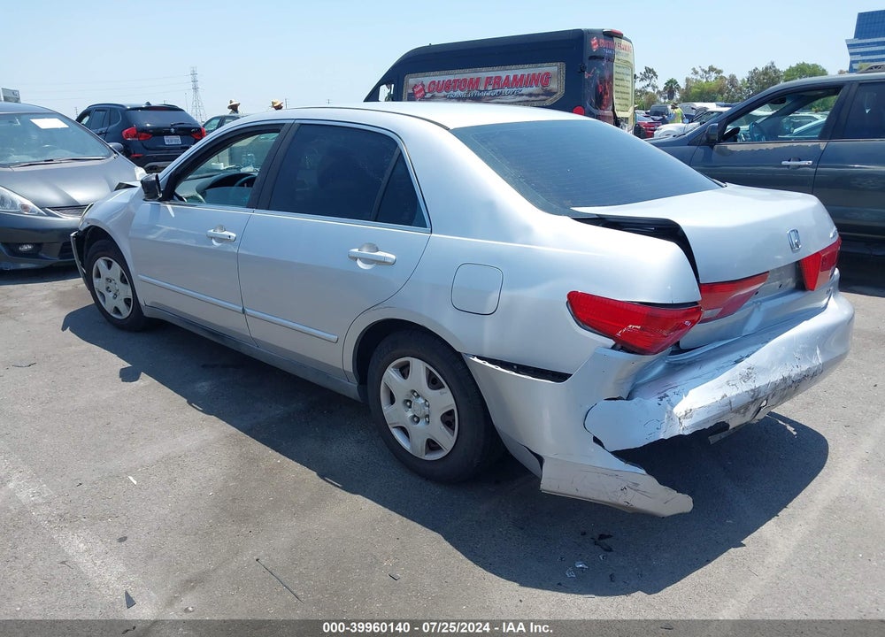 2005 HONDA ACCORD 2.4 LX VIN: 1HGCM564X5A080354
