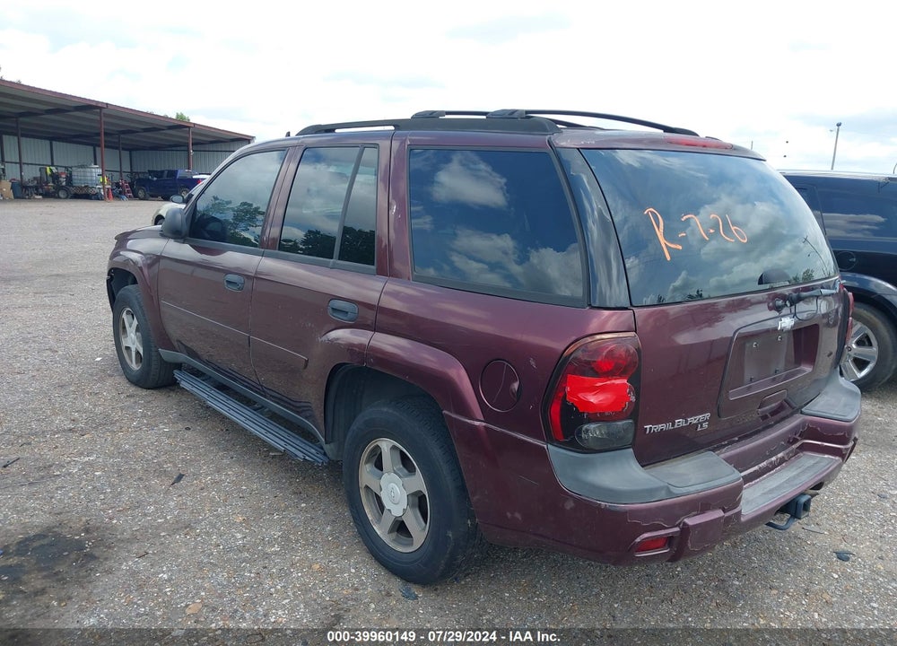 2006 CHEVROLET TRAILBLAZER LS VIN: 1GNDS13S462245189
