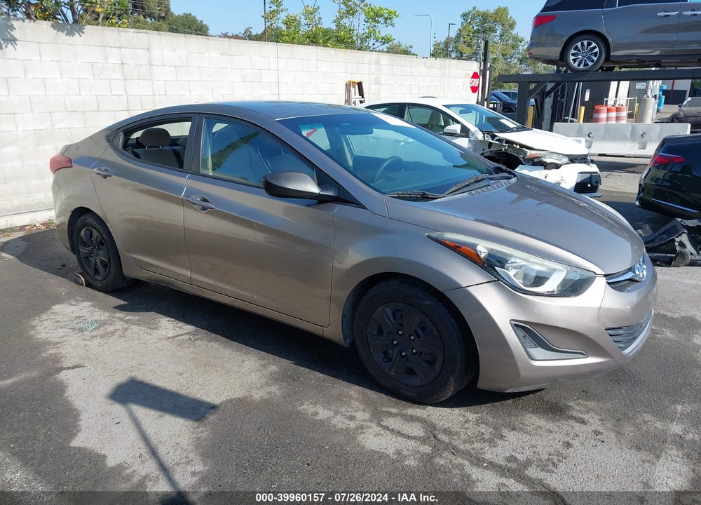 2016 HYUNDAI ELANTRA SE VIN: 5NPDH4AE9GH701659