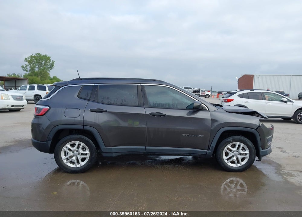 2019 JEEP COMPASS SPORT FWD VIN: 3C4NJCAB2KT613148