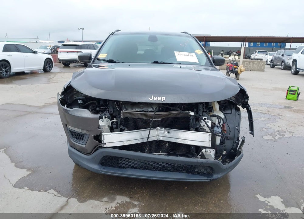 2019 JEEP COMPASS SPORT FWD VIN: 3C4NJCAB2KT613148