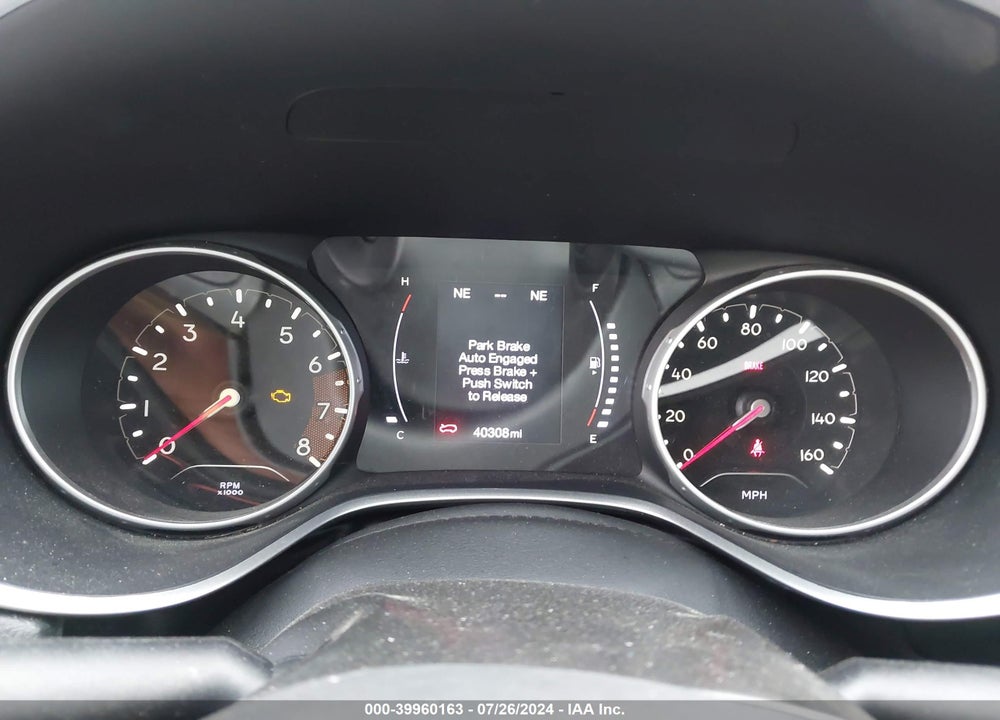 2019 JEEP COMPASS SPORT FWD VIN: 3C4NJCAB2KT613148