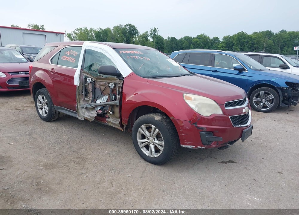 2010 CHEVROLET EQUINOX LS VIN: 2CNALBEW8A6276399