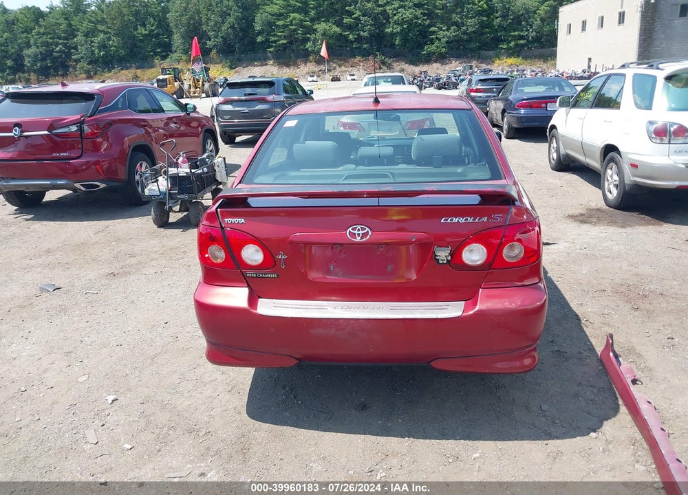 2005 TOYOTA COROLLA S VIN: 2T1BR32E35C320323