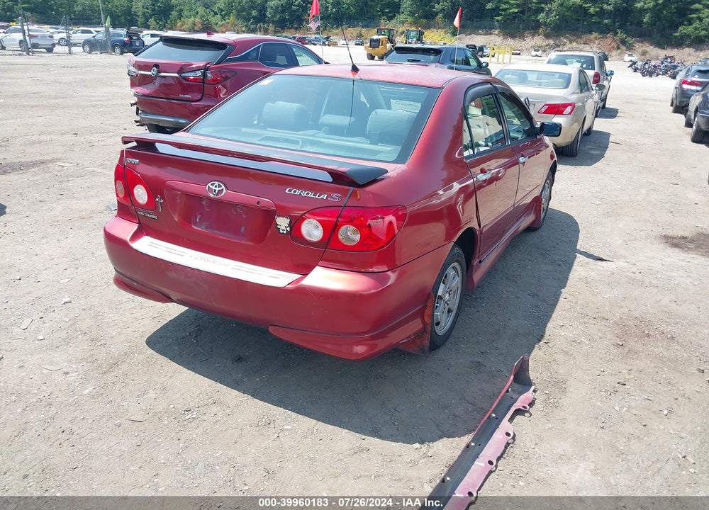 2005 TOYOTA COROLLA S VIN: 2T1BR32E35C320323