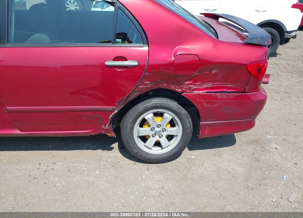 2005 TOYOTA COROLLA S VIN: 2T1BR32E35C320323