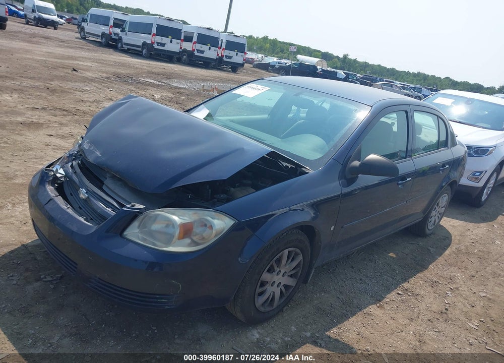 2009 CHEVROLET COBALT LS VIN: 1G1AS58HX97253927
