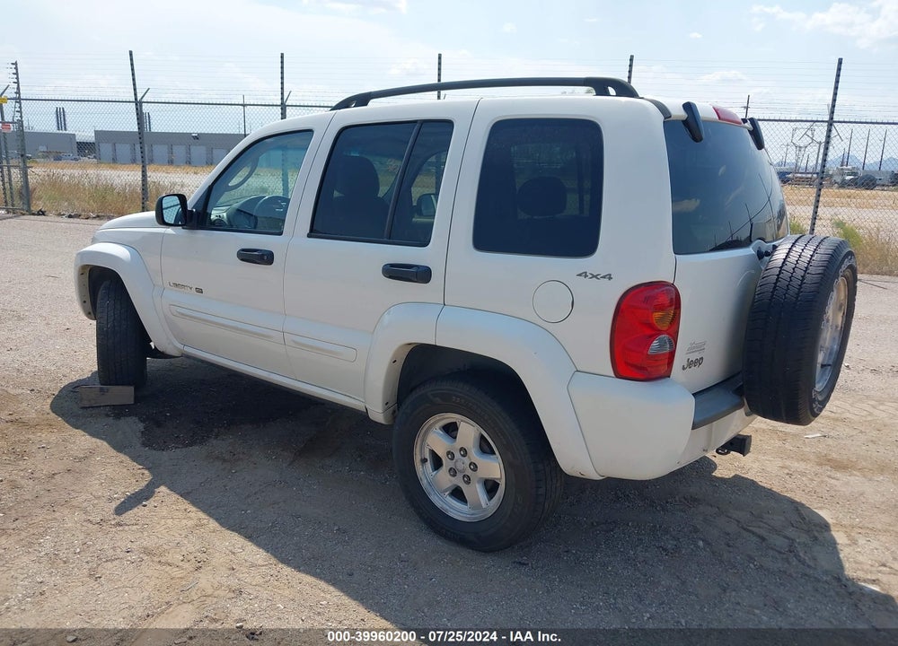 2002 JEEP LIBERTY LIMITED EDITION VIN: 1J4GL58K12W203062