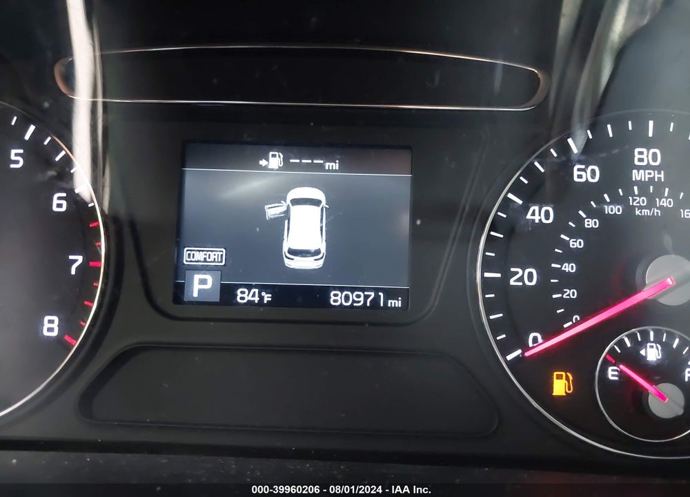 2019 KIA SORENTO 2.4L L VIN: 5XYPG4A37KG460604