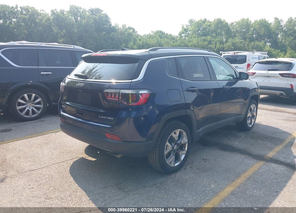2021 JEEP COMPASS LIMITED 4X4 VIN: 3C4NJDCB8MT583448