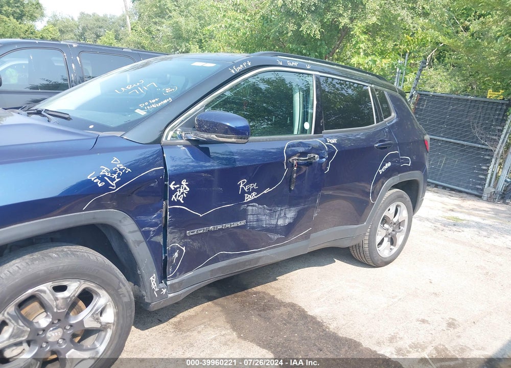 2021 JEEP COMPASS LIMITED 4X4 VIN: 3C4NJDCB8MT583448
