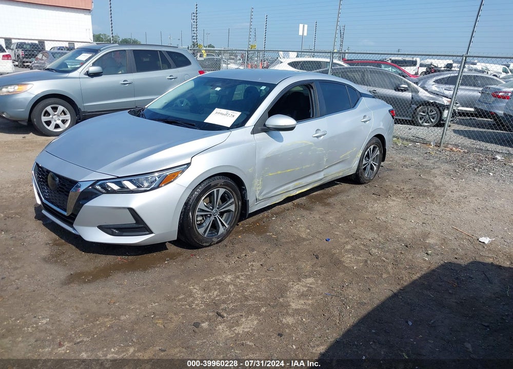 2022 NISSAN SENTRA SV XTRONIC CVT VIN: 3N1AB8CV6NY297795