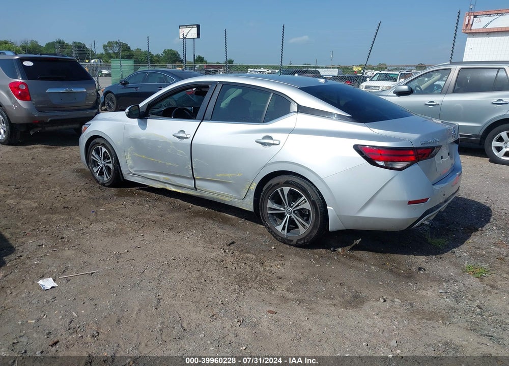 2022 NISSAN SENTRA SV XTRONIC CVT VIN: 3N1AB8CV6NY297795