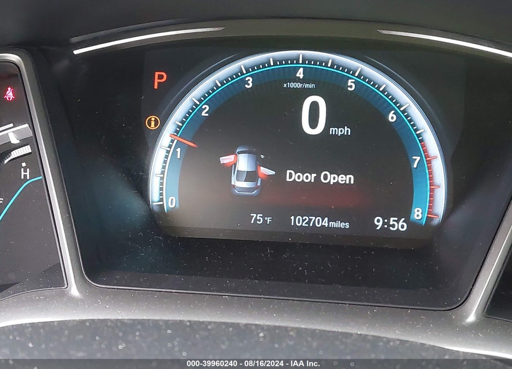 2016 HONDA CIVIC EX VIN: 19XFC2F72GE042799