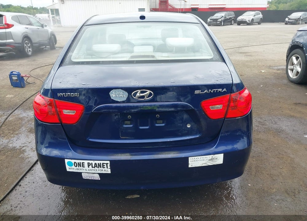 2008 HYUNDAI ELANTRA GLS/SE VIN: KMHDU46D88U477282