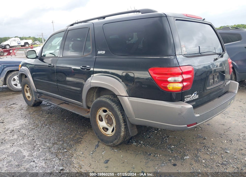2002 TOYOTA SEQUOIA SR5 V8 VIN: 5TDBT44A72S134501