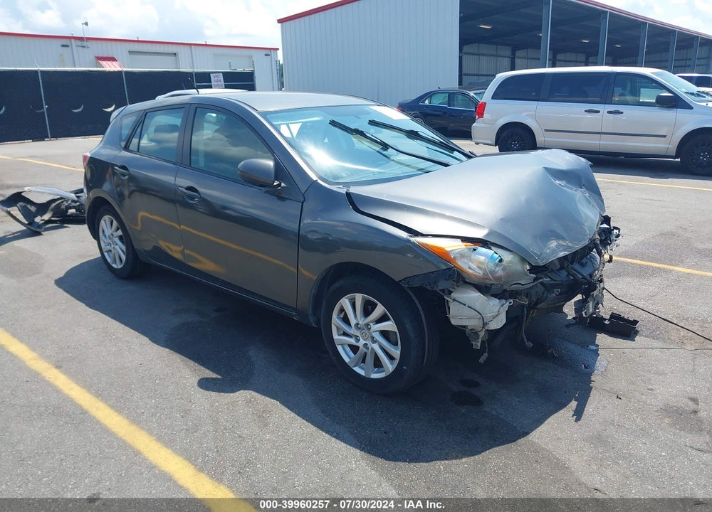 2012 MAZDA 3 I TOURING VIN: JM1BL1L87C1642639