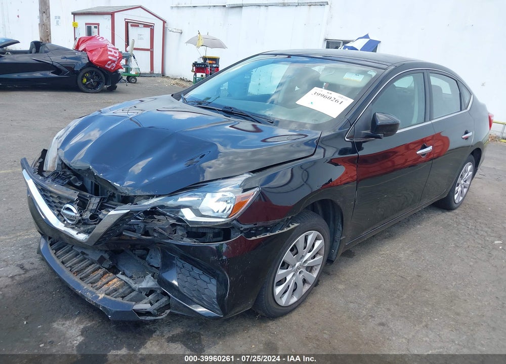 2017 NISSAN SENTRA SV VIN: 3N1AB7AP2HL639632