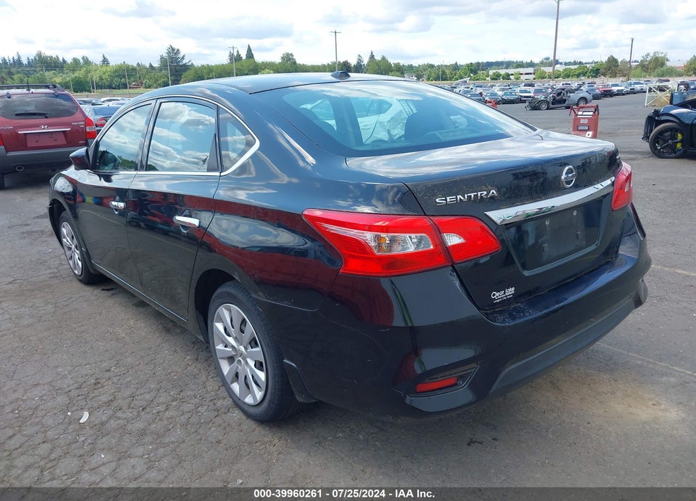 2017 NISSAN SENTRA SV VIN: 3N1AB7AP2HL639632