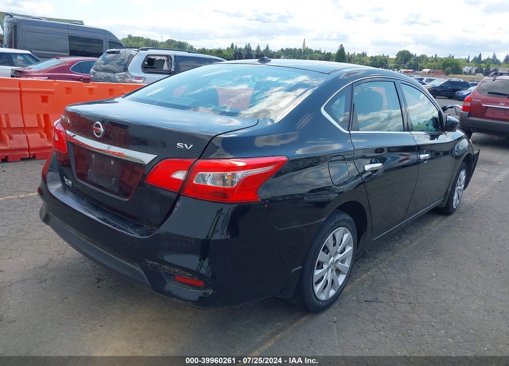 2017 NISSAN SENTRA SV VIN: 3N1AB7AP2HL639632