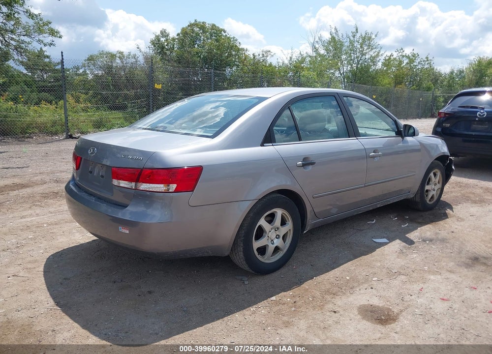 2007 HYUNDAI SONATA GLS VIN: 5NPET46C97H236598