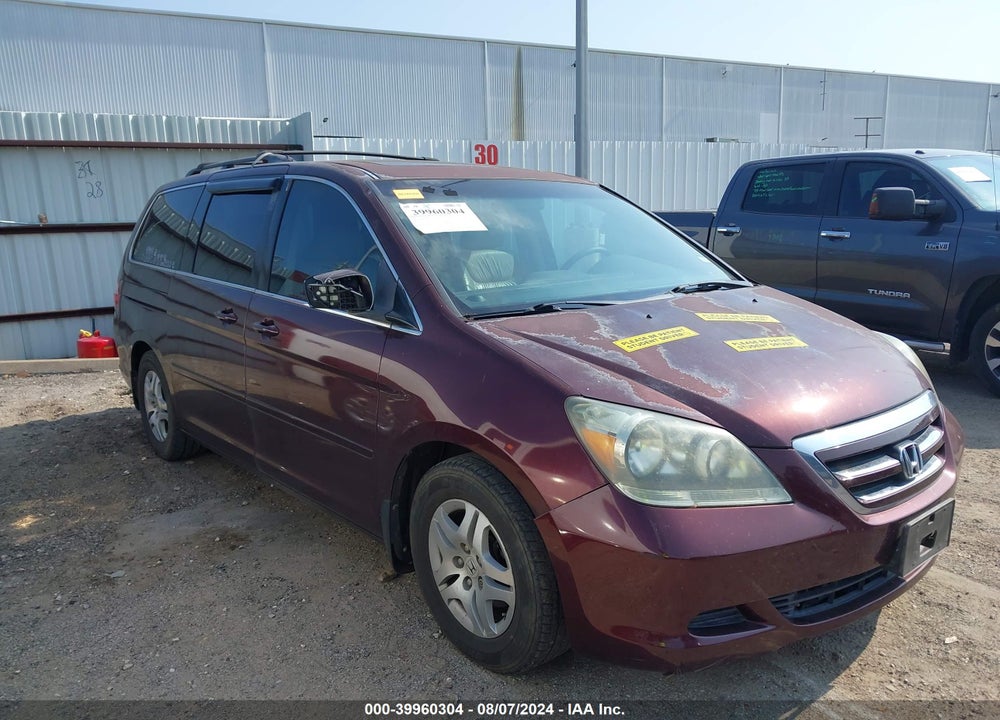 2007 HONDA ODYSSEY EX-L VIN: 5FNRL38737B067592