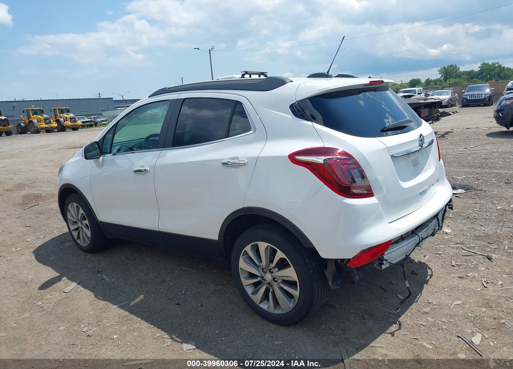 2019 BUICK ENCORE AWD PREFERRED VIN: KL4CJESB6KB800101