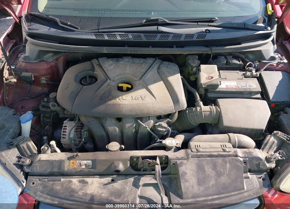 2013 HYUNDAI ELANTRA GLS VIN: 5NPDH4AE8DH450337