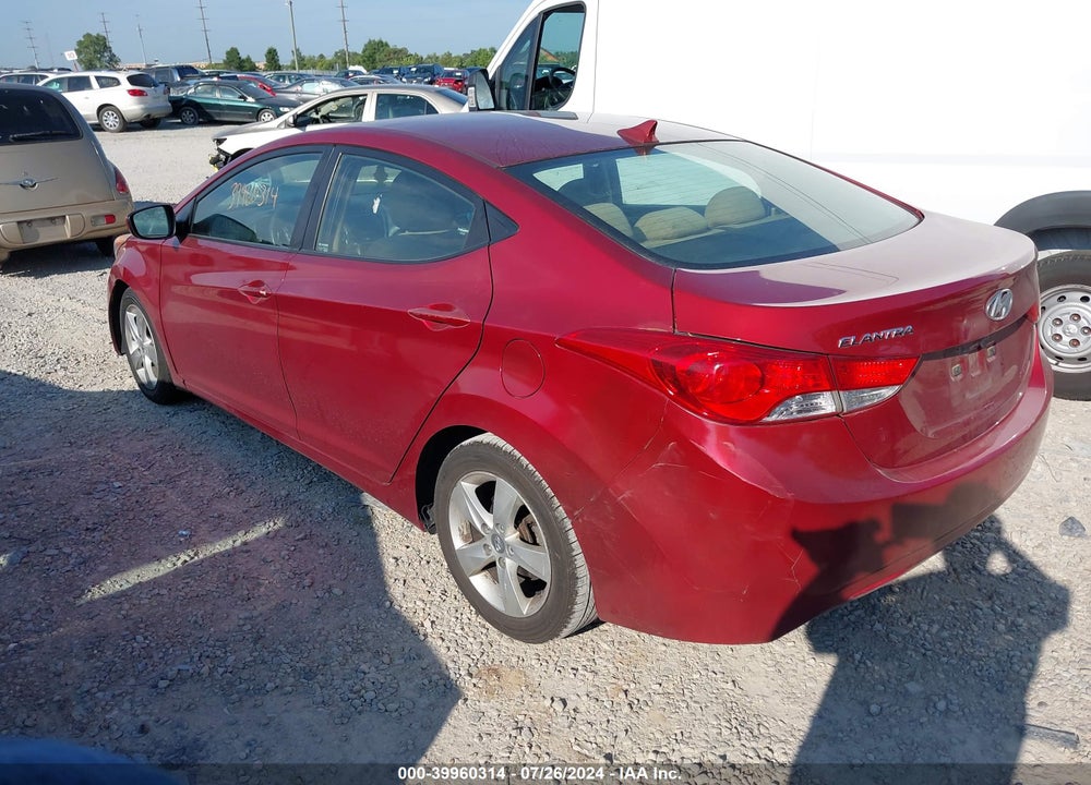 2013 HYUNDAI ELANTRA GLS VIN: 5NPDH4AE8DH450337