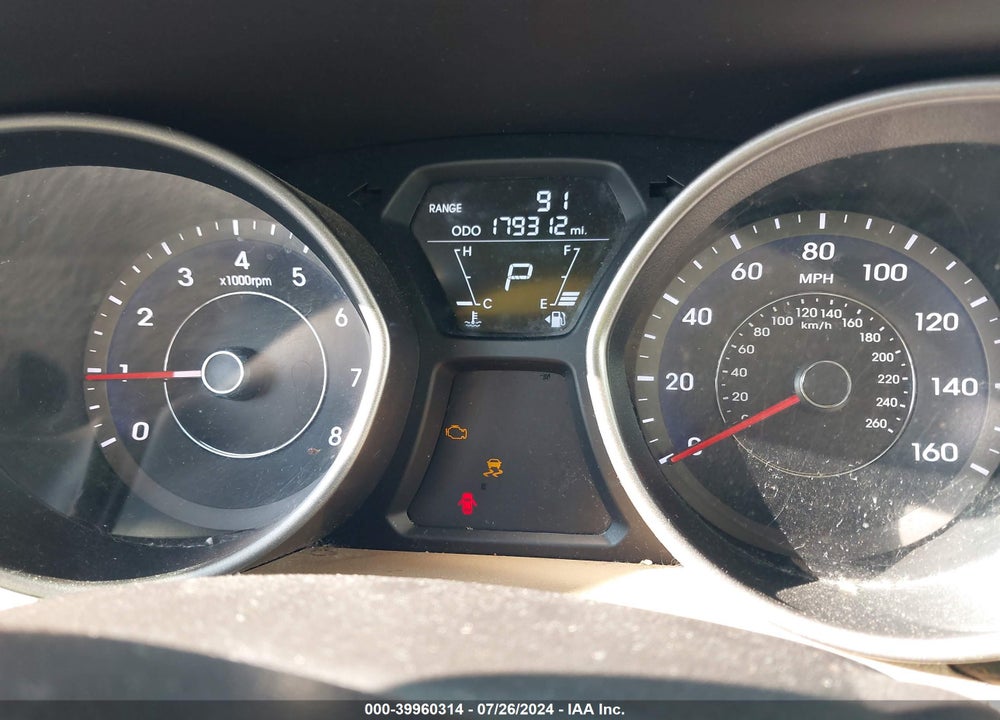 2013 HYUNDAI ELANTRA GLS VIN: 5NPDH4AE8DH450337