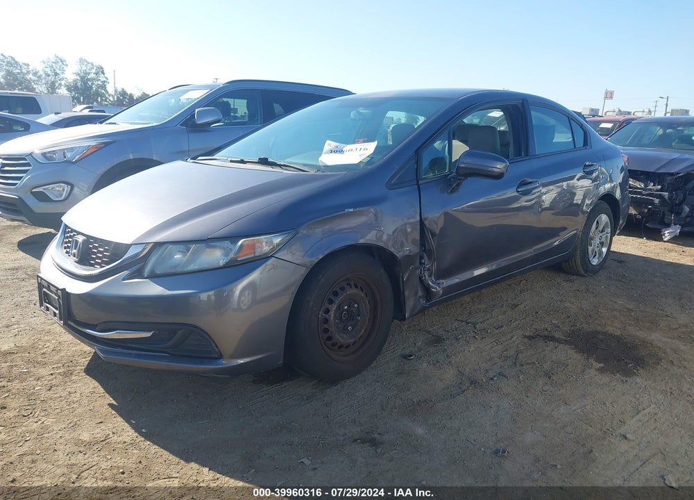 2014 HONDA CIVIC LX VIN: 19XFB2F57EE223900