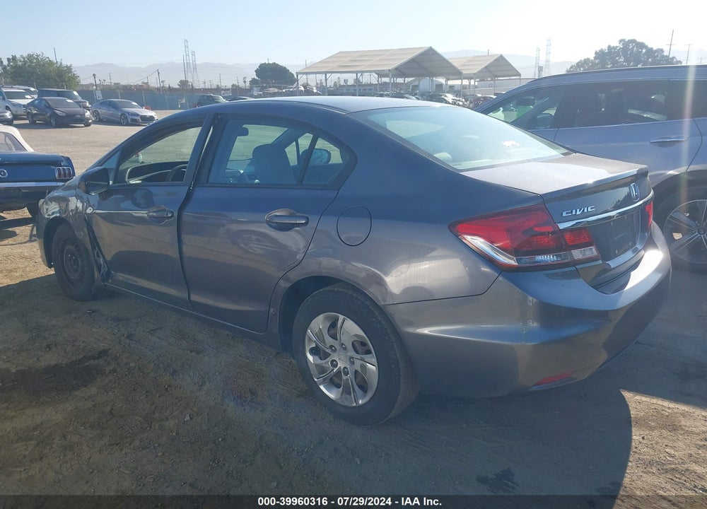 2014 HONDA CIVIC LX VIN: 19XFB2F57EE223900