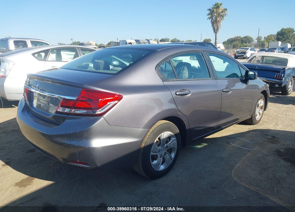 2014 HONDA CIVIC LX VIN: 19XFB2F57EE223900